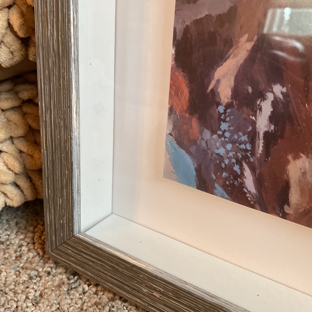 Beautiful Glass enclosed Horses picture. Great addition to your decor. - Picture 4 of 11